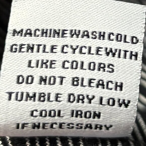 Habitat Double Face Kickback Top Size Large Black Stripes Boxy Lagenlook Comfy - Picture 5 of 6